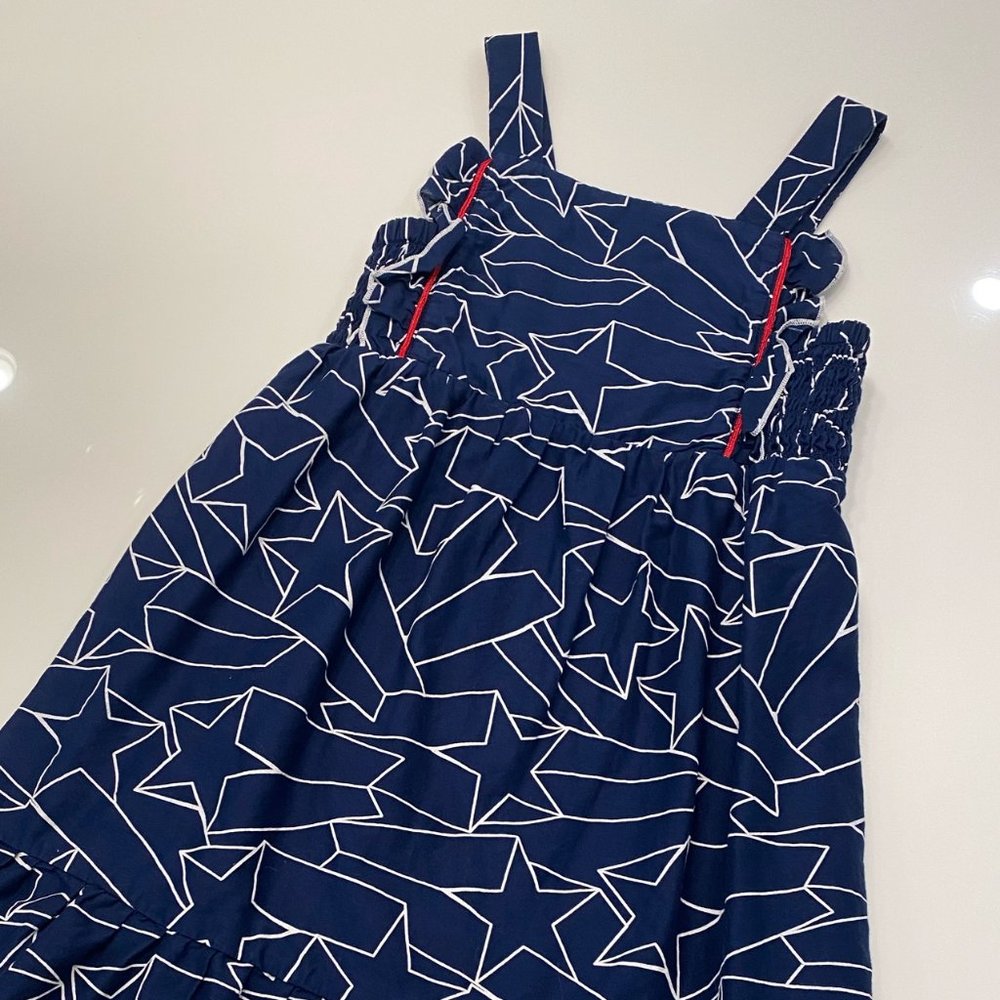 Girls Patriotic Summer Smock Dress, Size 4T